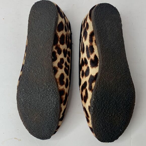 Tory Burch Billy calfhair leopard print slipper flats - Picture 9 of 9
